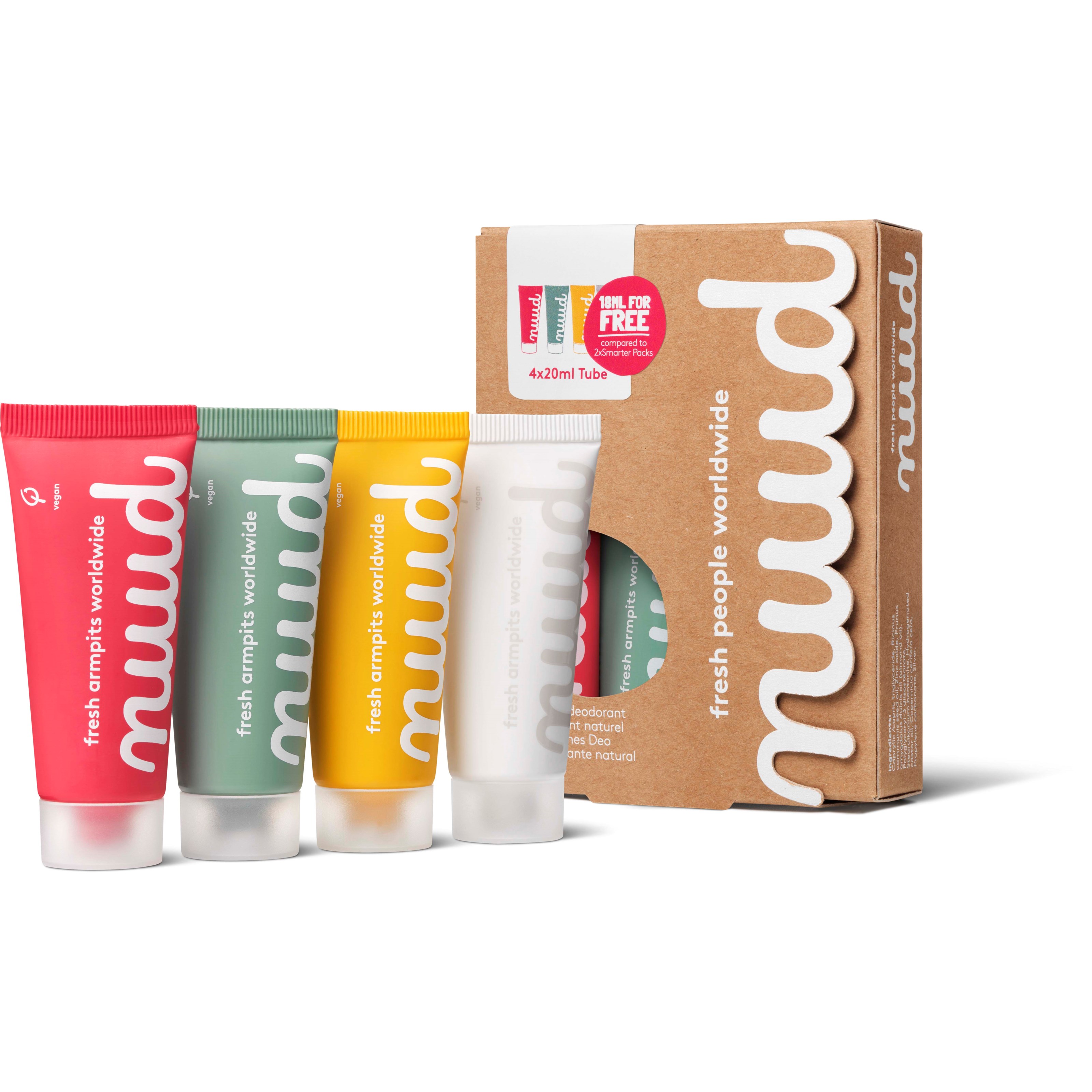 nuud Natural Deodorant Family Pack