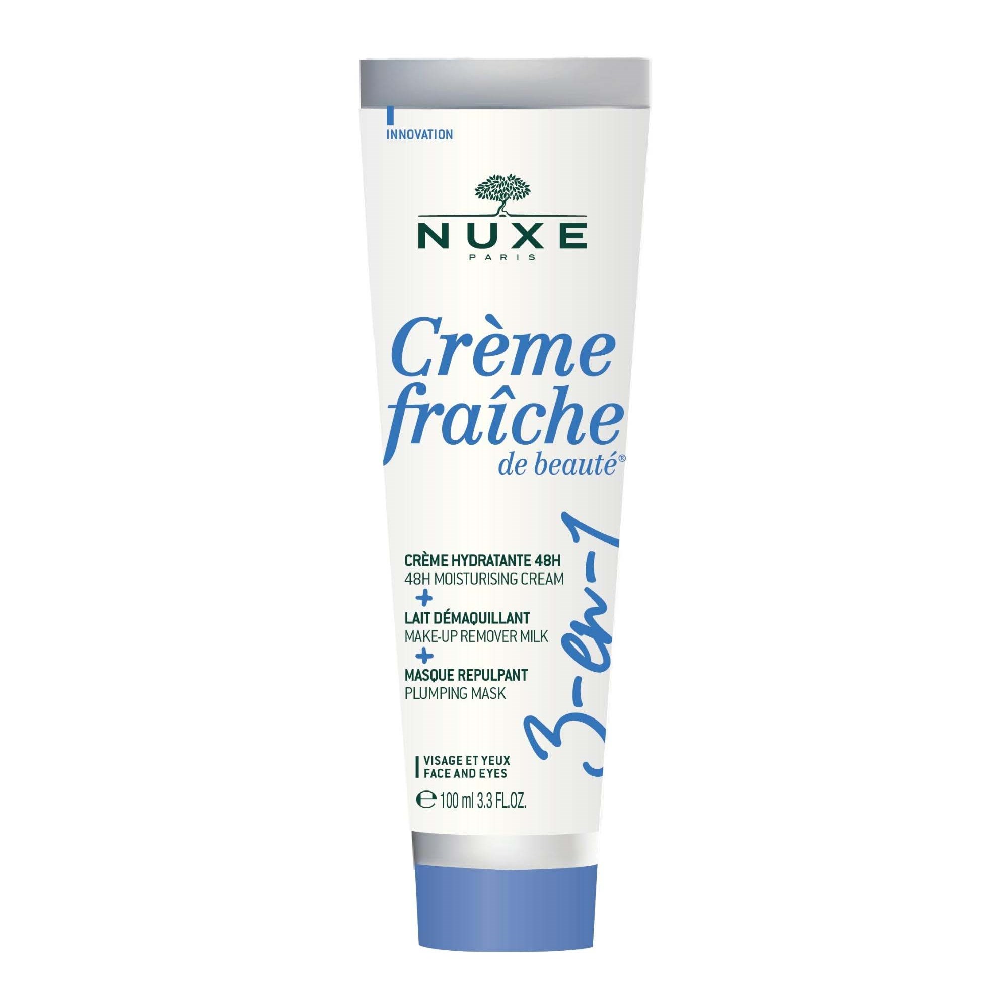 Nuxe Crème Fraîche de Beauté 3-in-1 48H Moisturising Cream, Make-Up Re