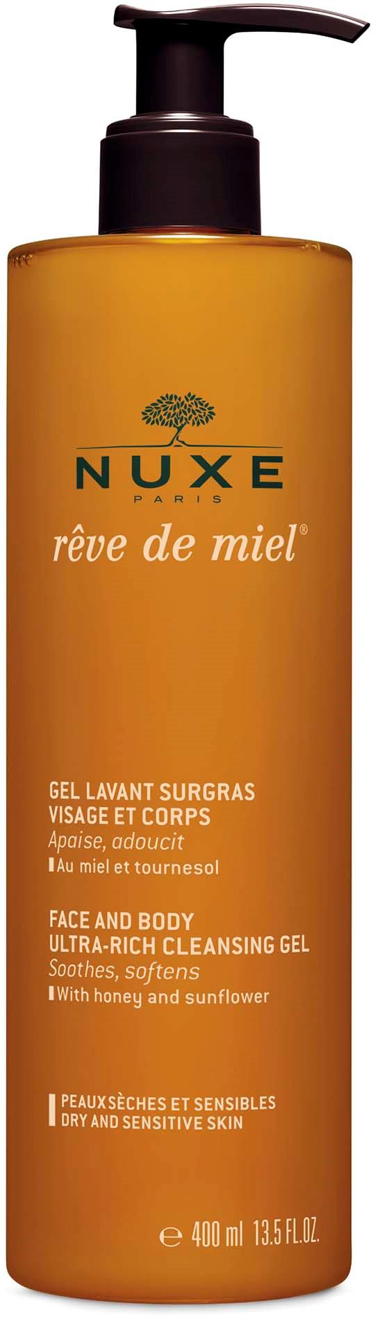 Nuxe rêve de miel Face & Body Ultra Rich Cleansing Gel 400 ml