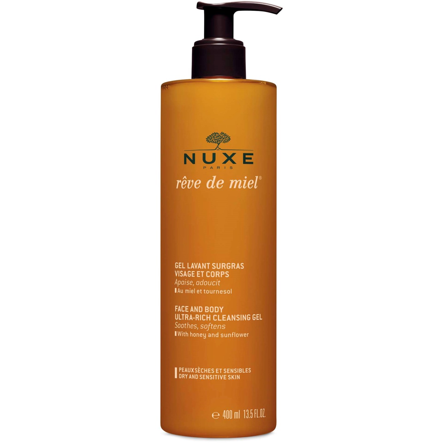 Läs mer om Nuxe Rêve De Miel Face & Body Ultra-Rich Cleansing Gel 400 ml