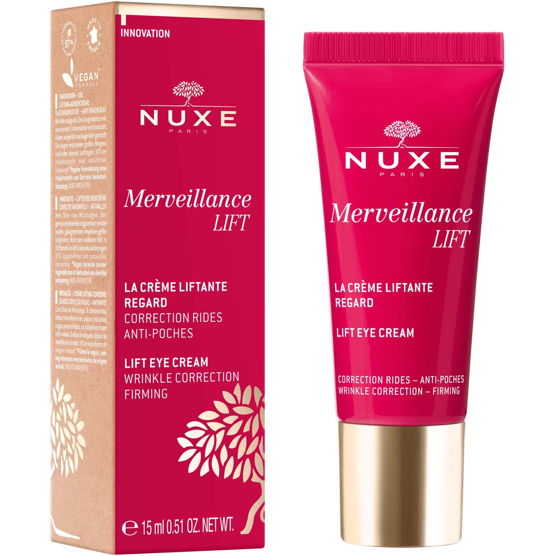 Alternativ bild 1 för Nuxe Merveillance LIFT Lift Eye Cream 15 ml