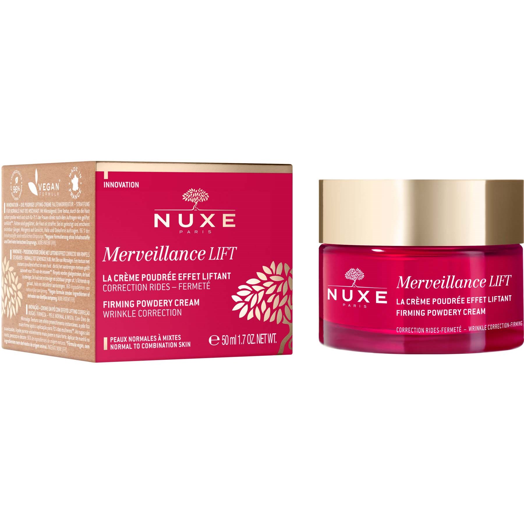 Alternativ bild 1 för Nuxe Merveillance LIFT Firming Powdery Cream 50 ml
