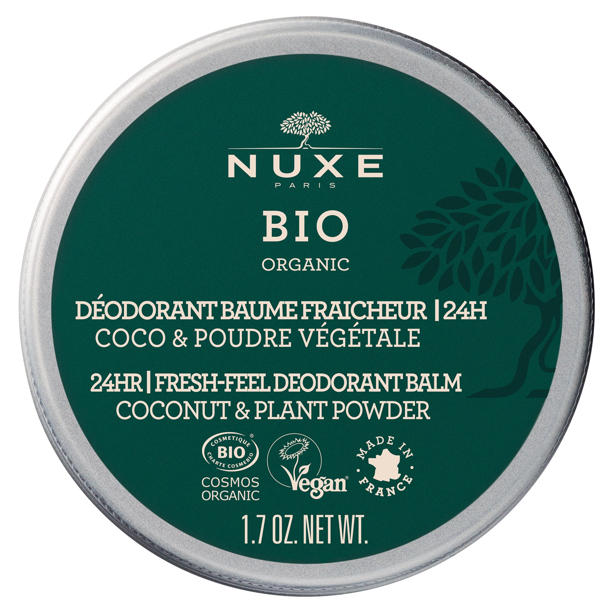 Nuxe Organic 24h Fresh Feel Deo Balm 50 ml