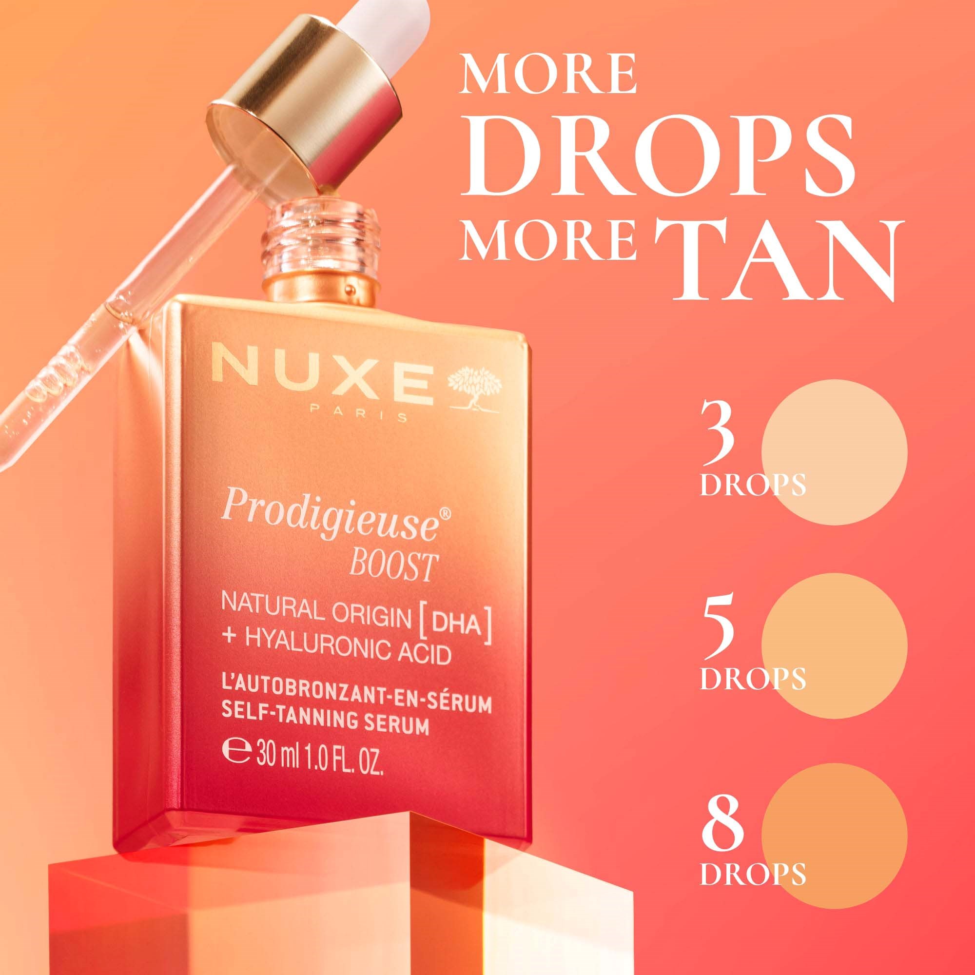 Nuxe Prodigieuse BOOST Self-Tanning Serum 30 ml (zdjęcie 3)