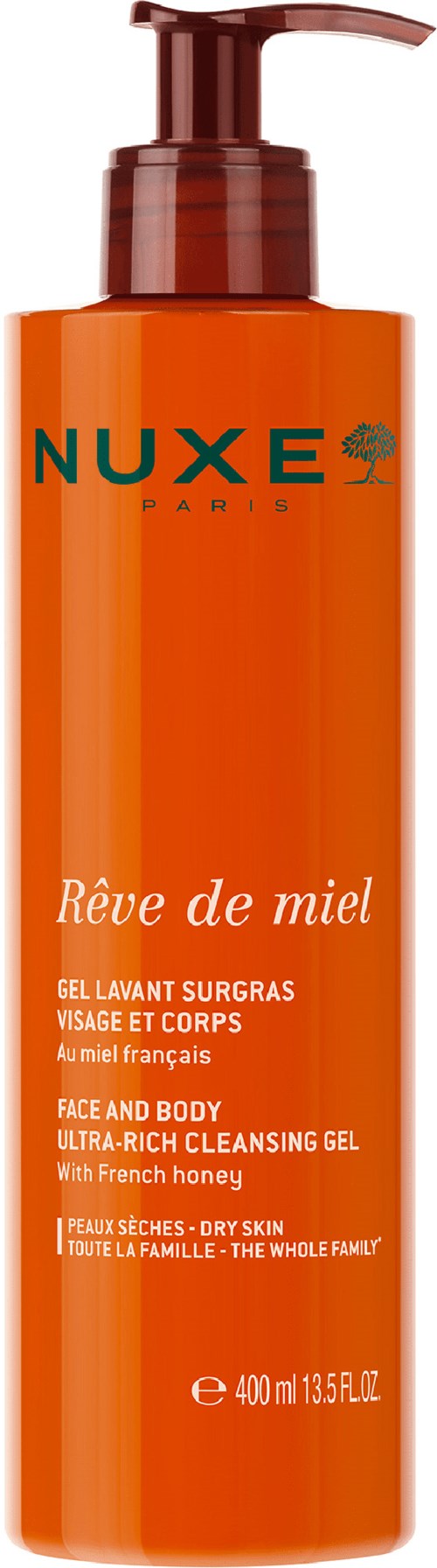 Nuxe Reve De Miel Face And Body Cleansing Gel 400 ml