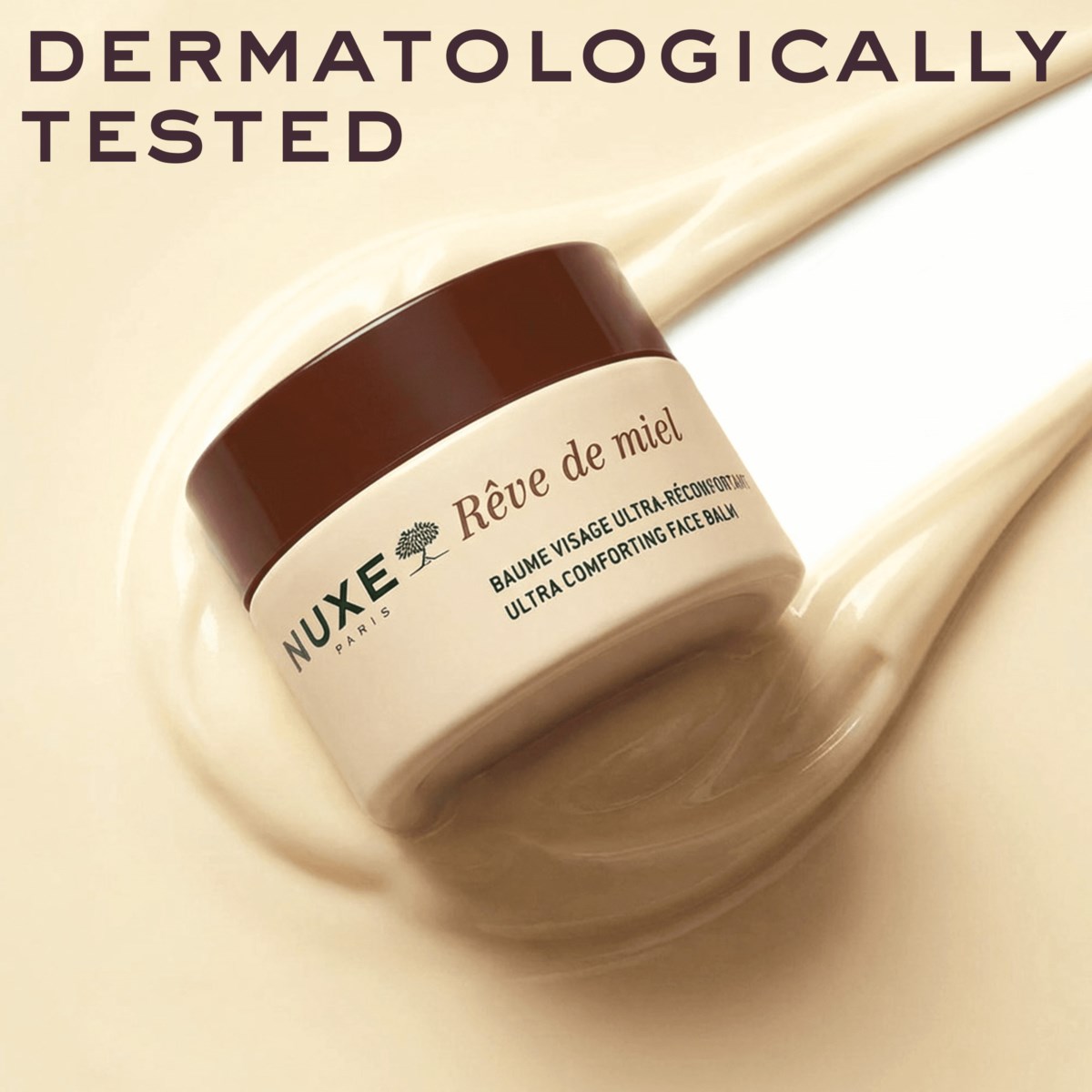 Крем-бальзам для лица Nuxe Reve de Miel питательный, для сухой и чувствительной кожи, 50 мл — фото 2