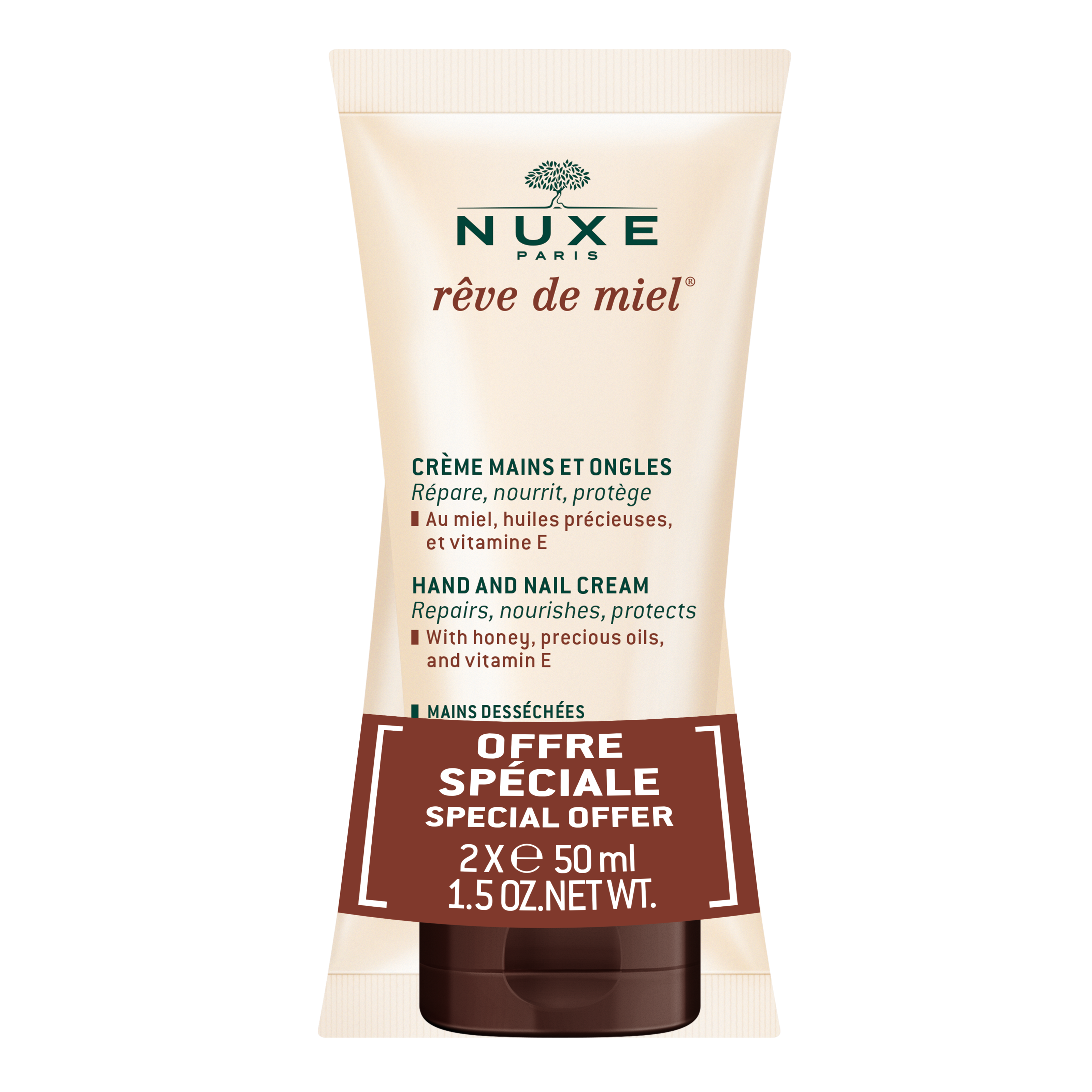 Läs mer om Nuxe Rêve De Miel Ultra-Comfort Hand And Nail Cream Duoset 100 ml