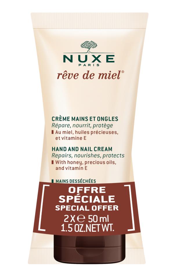 Nuxe Reve De Miel Ultra-Comfort Hand And Nail Cream Duoset