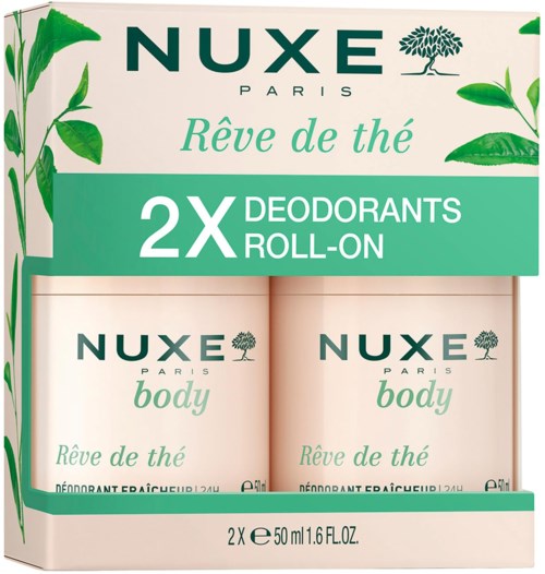Nuxe Rêve de Thê Deodorant Roll-on Duopack 100 ml