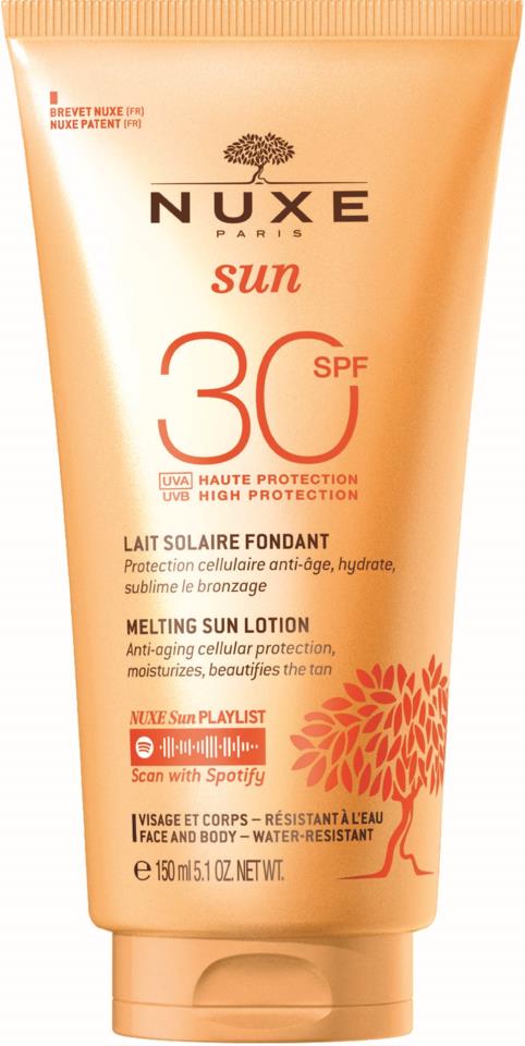 NUXE Sun Melting Sun Lotion SPF30 Face & Body 150 ml