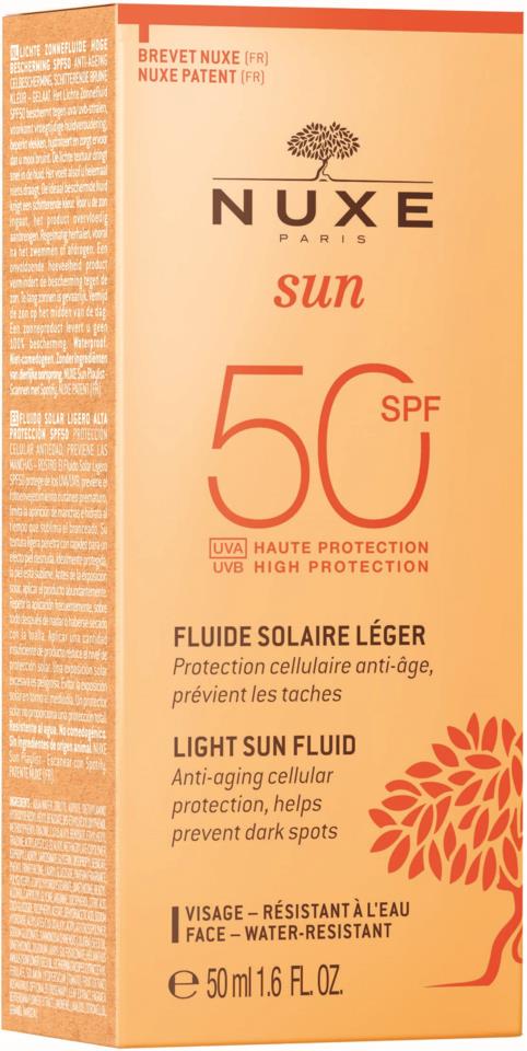 NUXE Sun Light Sun Fluid SPF50 Face 50 ml