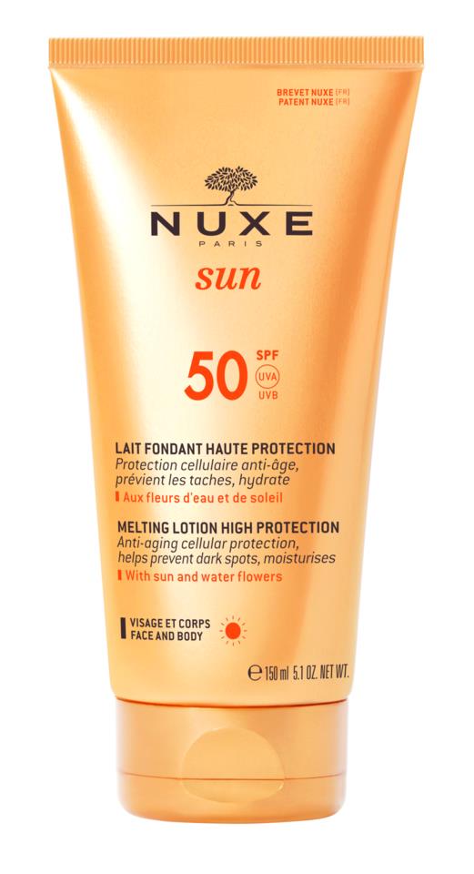 Nuxe Sun Melting Lotion High Prot SPF 50 150ml