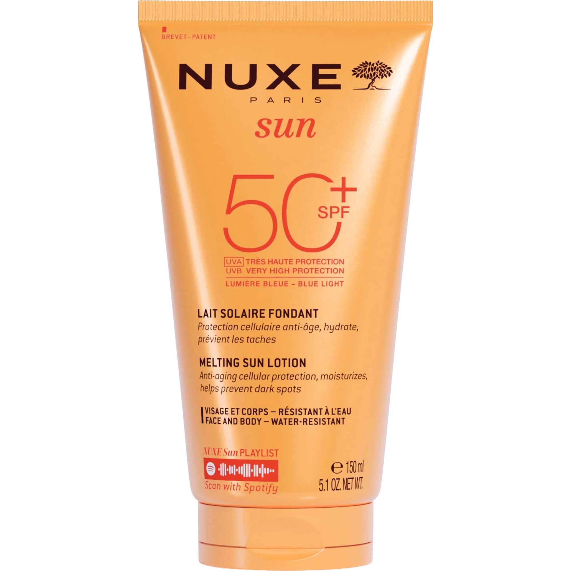 Nuxe Sun Melting Lotion High Prot. For Face SPF50 150 ml