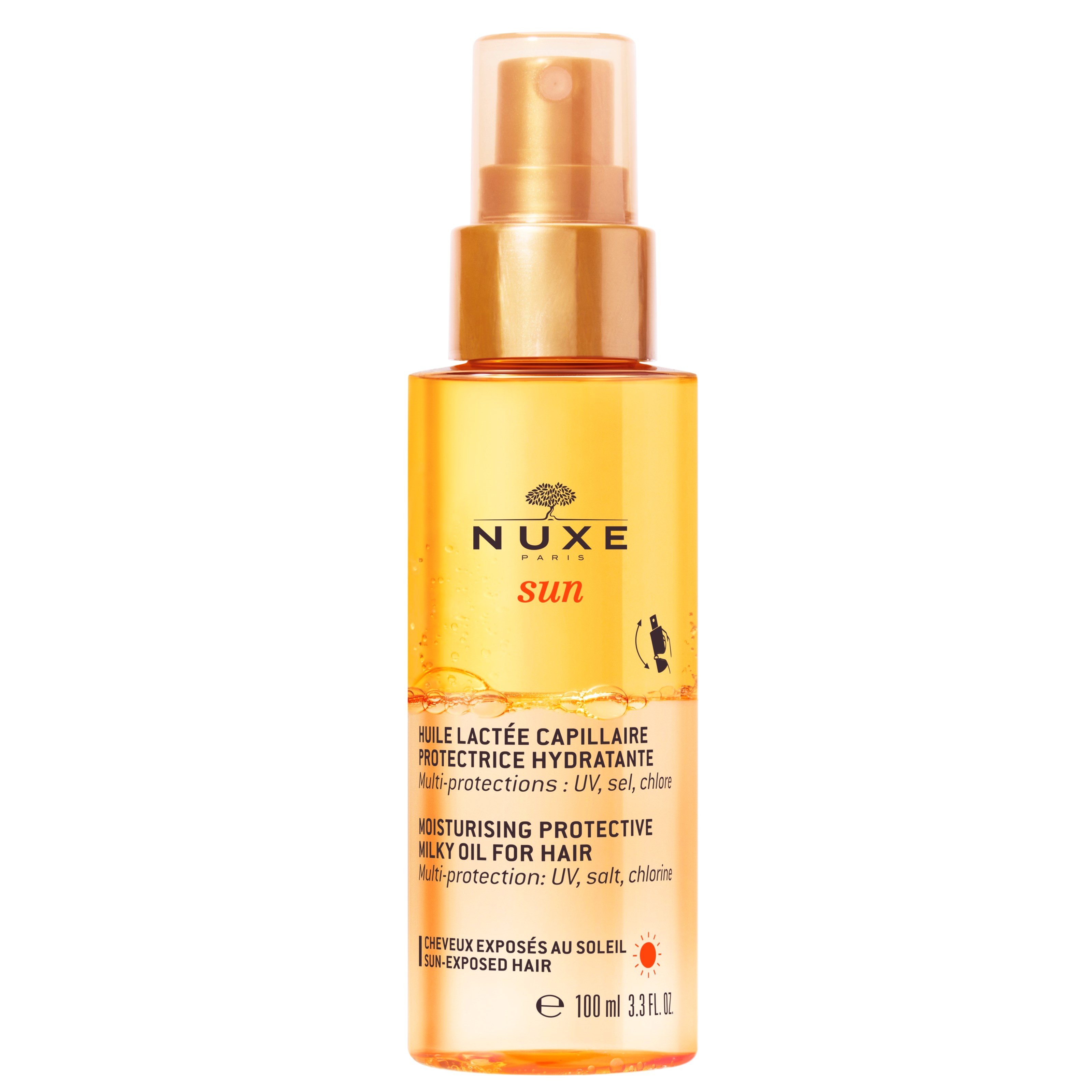 Läs mer om Nuxe Sun Moisturising Protective Milky Oil for Hair 100 ml