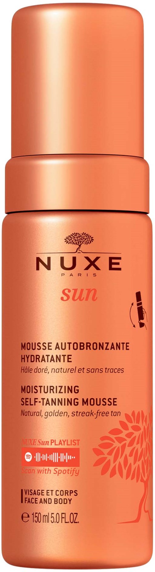 Nuxe Sun Moisturizing Self-Tanning Mousse 150 ml