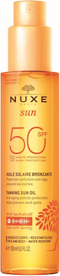 NUXE Sun Tanning Sun Oil SPF50 150 ml