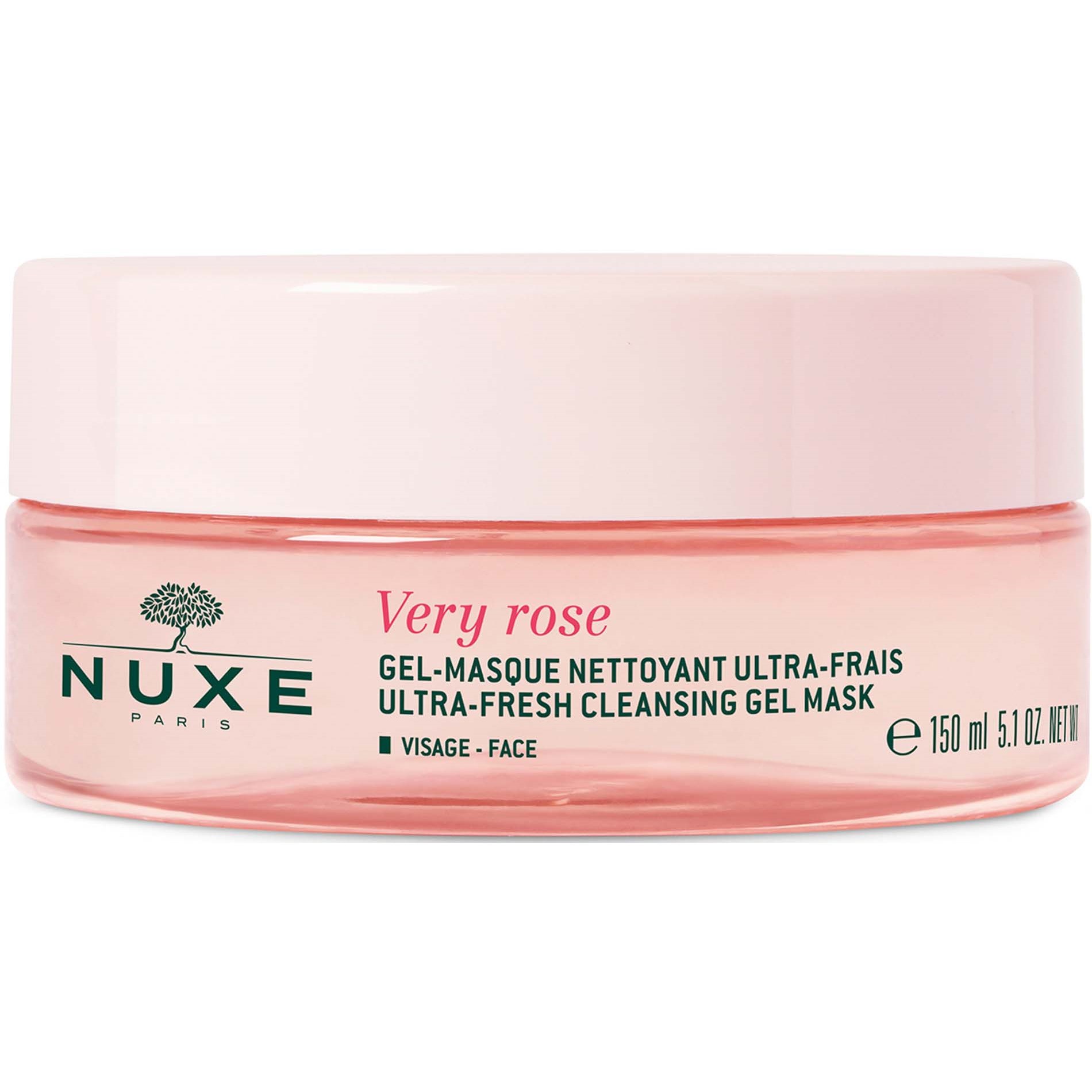 Фото - Засіб для очищення обличчя і тіла Nuxe Very rose Ultra-Fresh Cleansing Gel Mask 150 ml 