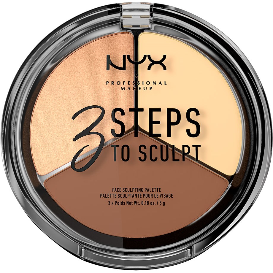 NYX PROFESSIONAL MAKEUP 3 Steps To Sculpt Light billede
