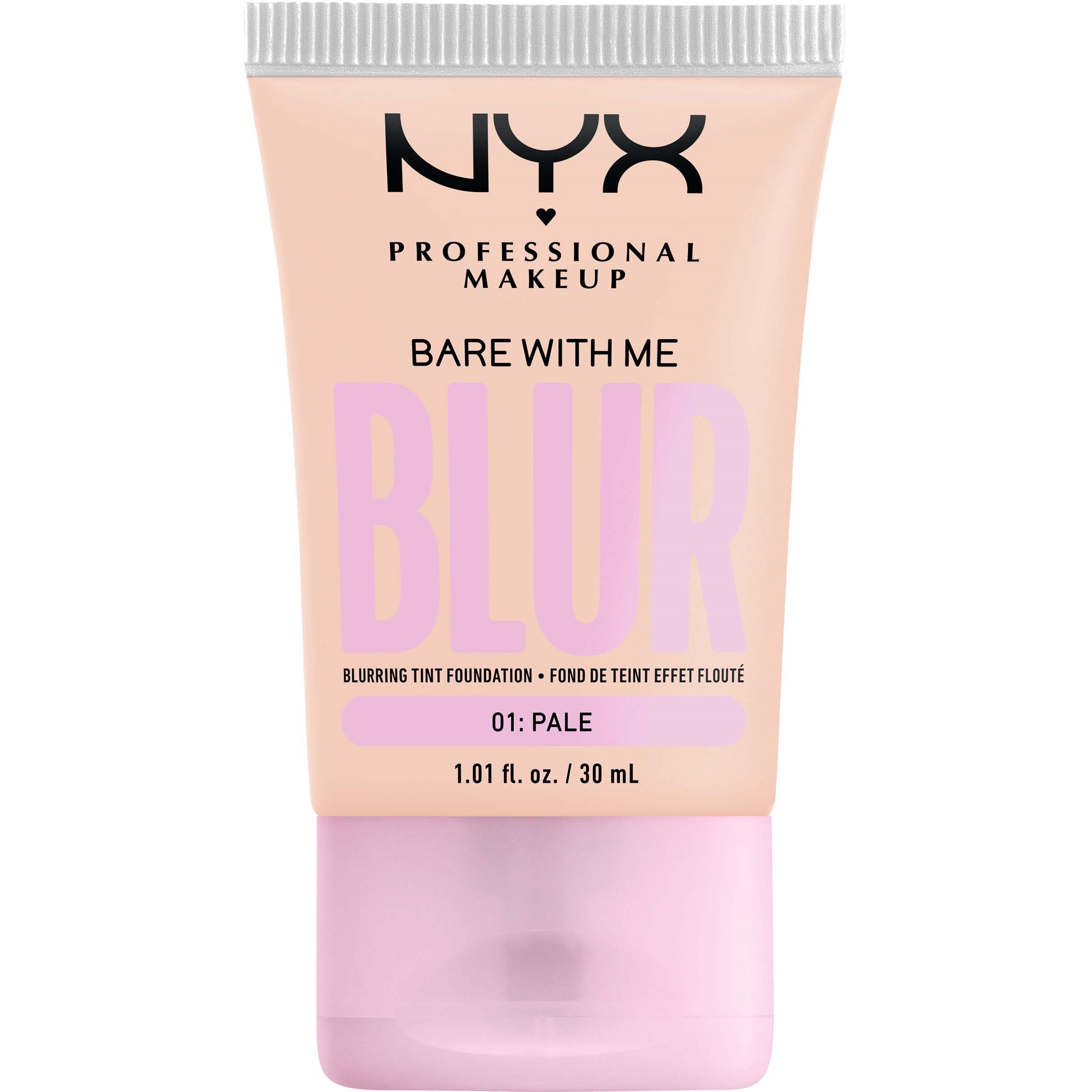 Läs mer om NYX PROFESSIONAL MAKEUP Bare With Me Blur Tint Foundation 01 Pale