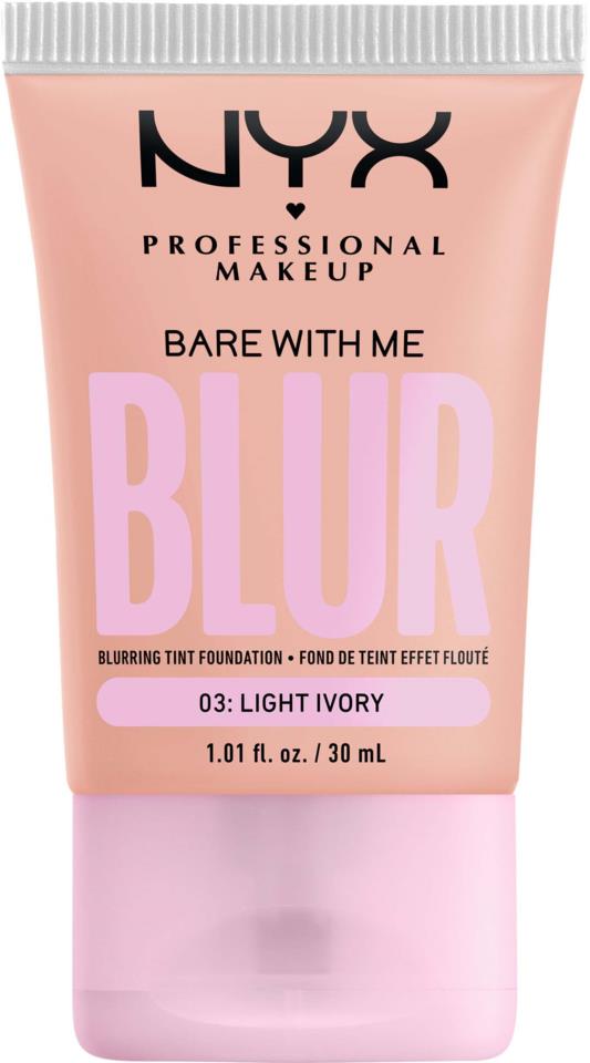 NYX Bare With Me Blur Tint Foundation 03 Light Ivory