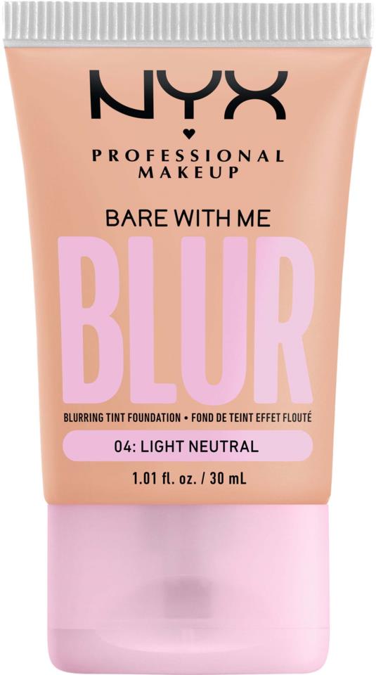 NYX Bare With Me Blur Tint Foundation 04 Light Neutral