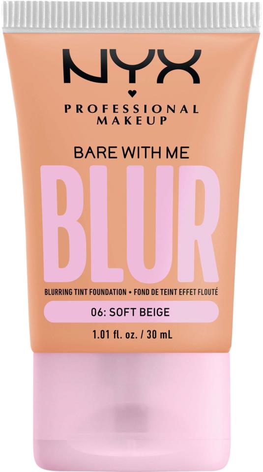 NYX Bare With Me Blur Tint Foundation 06 Soft Beige