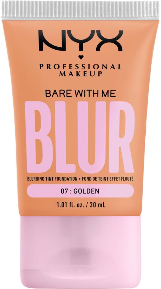 NYX Bare With Me Blur Tint Foundation 07 Golden