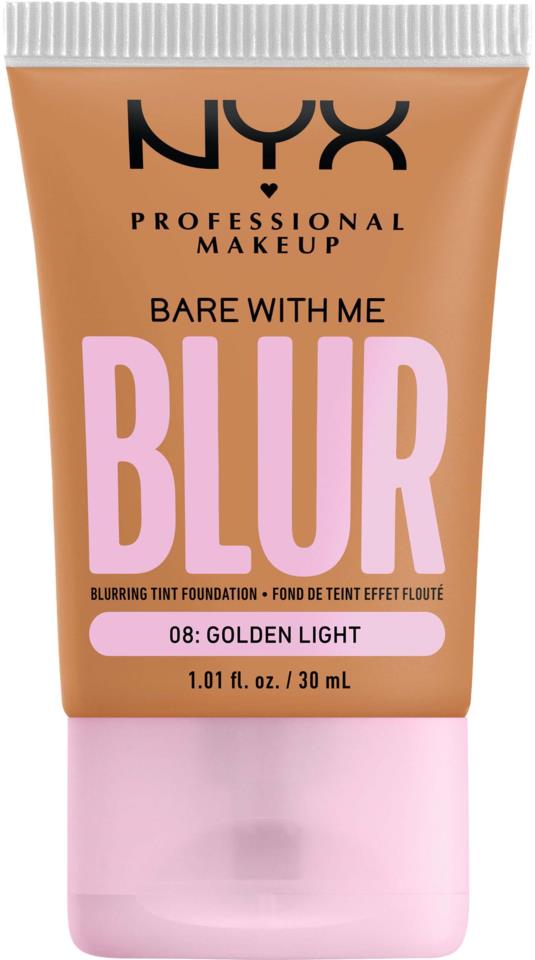 NYX Bare With Me Blur Tint Foundation 08 Golden Light
