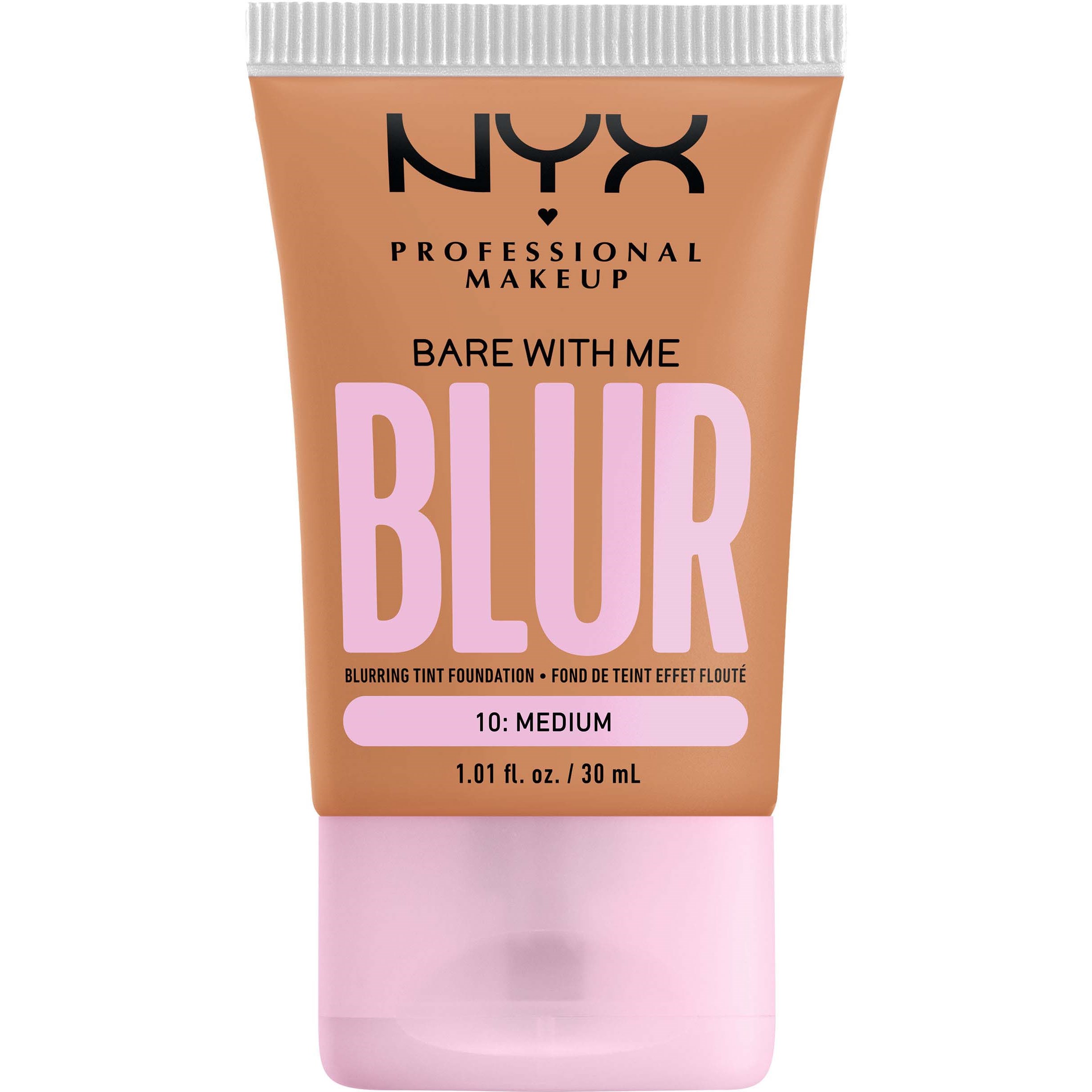 NYX PROFESSIONAL MAKEUP Bare With Me Blur Tint Foundation 10 Medi billede