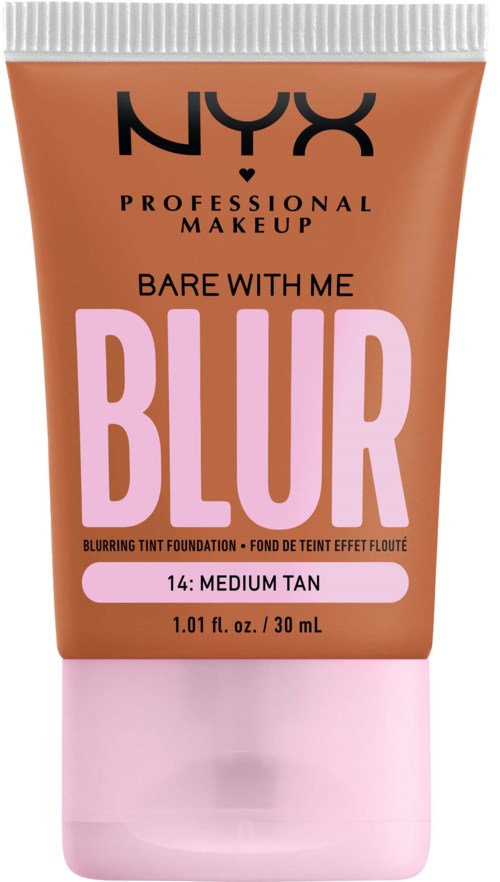 NYX PROFESSIONAL MAKEUP Bare With Me Blur Tint Foundation 14 Medium Tan
