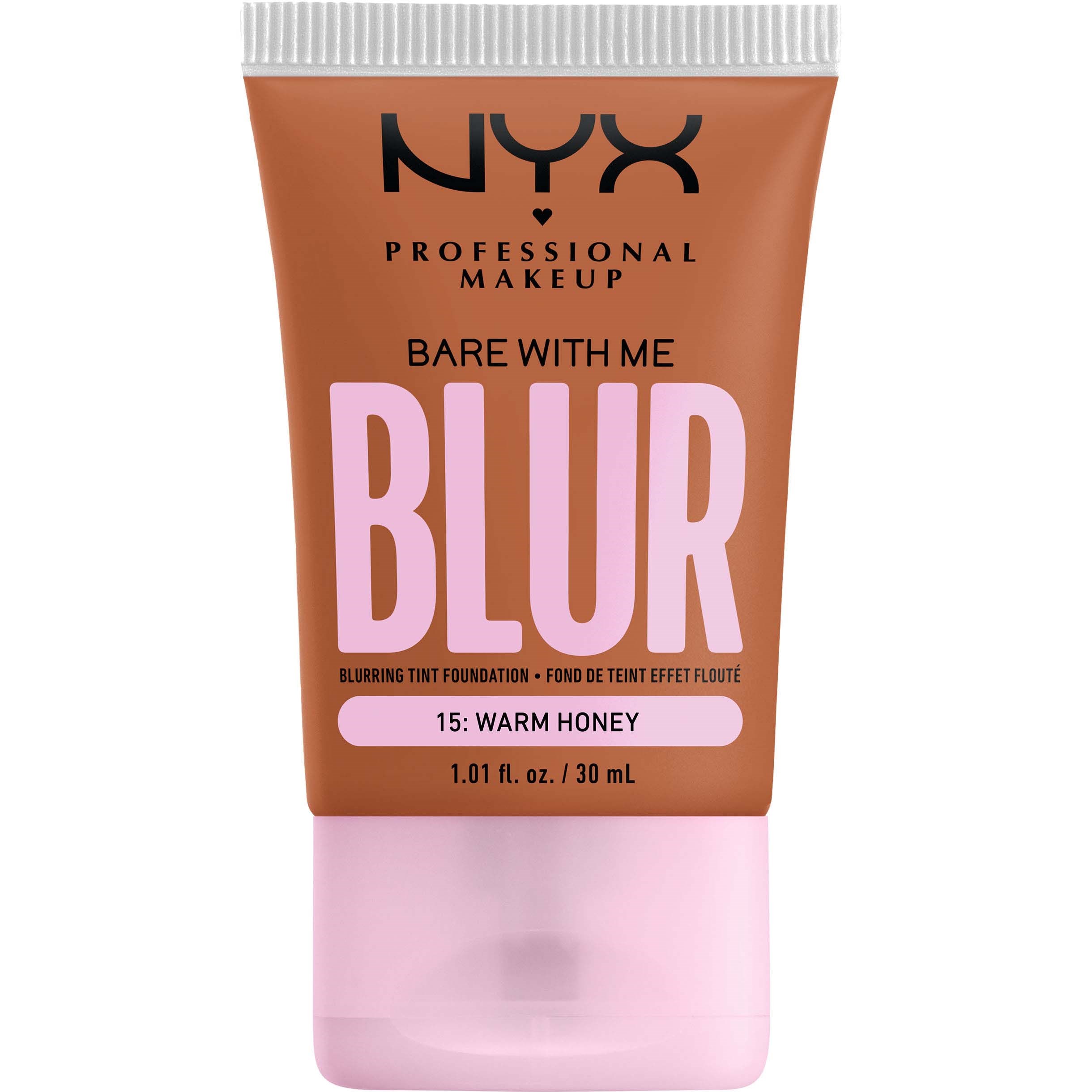 Läs mer om NYX PROFESSIONAL MAKEUP Bare With Me Blur Tint Foundation 15 Warm Hone