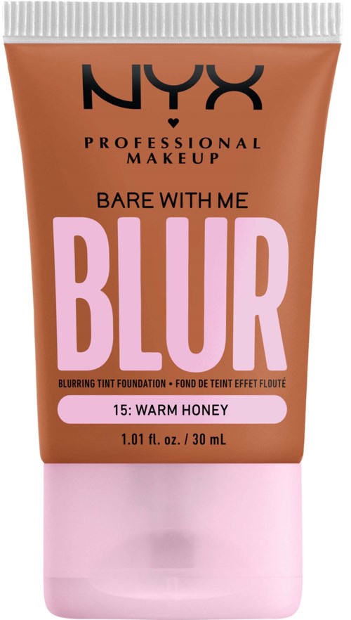 NYX PROFESSIONAL MAKEUP Bare With Me Blur Tint Foundation 15 Warm Honey