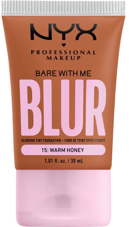 NYX Bare With Me Blur Tint Foundation 15 Warm Honey