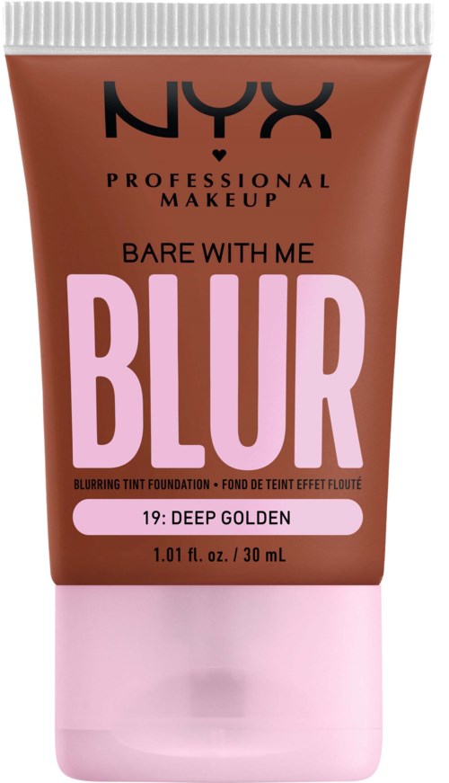 NYX PROFESSIONAL MAKEUP Bare With Me Blur Tint Foundation 19 Deep Golden