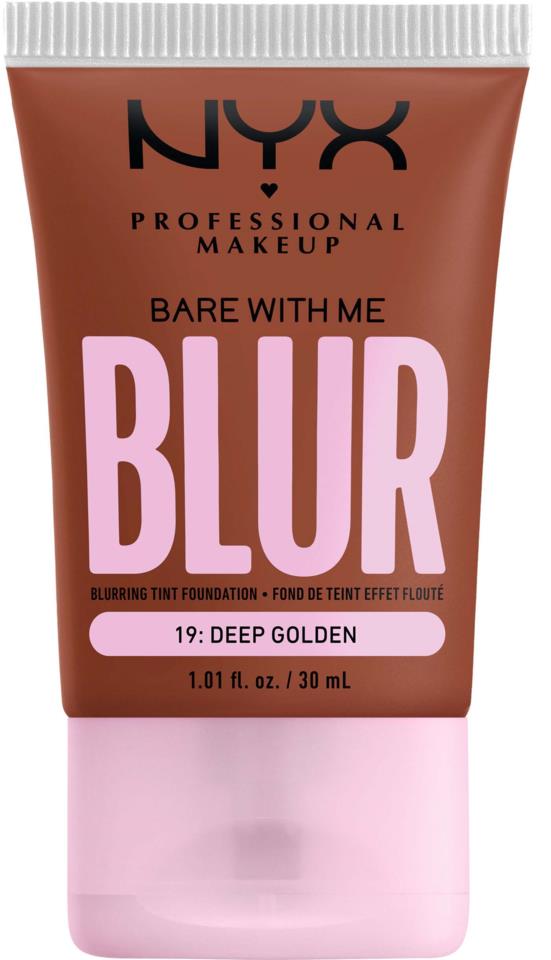 NYX Bare With Me Blur Tint Foundation 19 Deep Golden