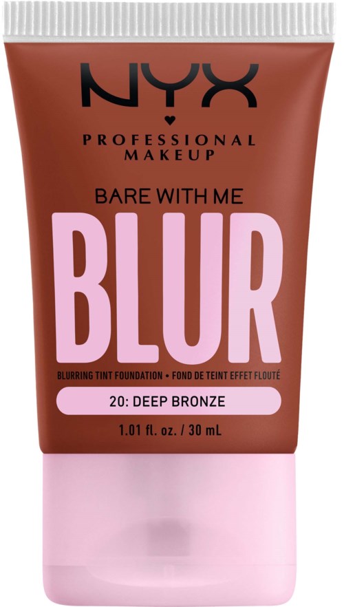 NYX PROFESSIONAL MAKEUP Bare With Me Blur Tint Foundation 20 Deep Bronze