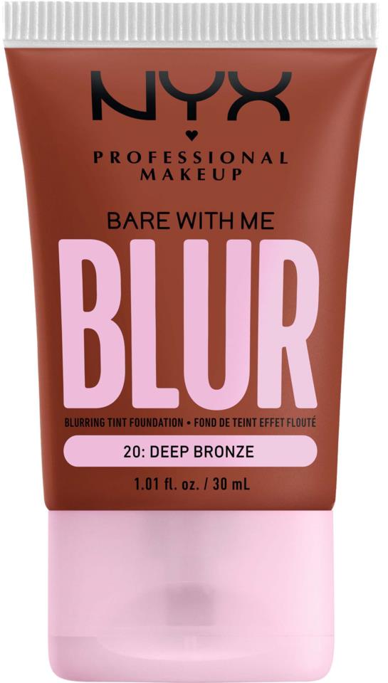 NYX Bare With Me Blur Tint Foundation 20 Deep Bronze