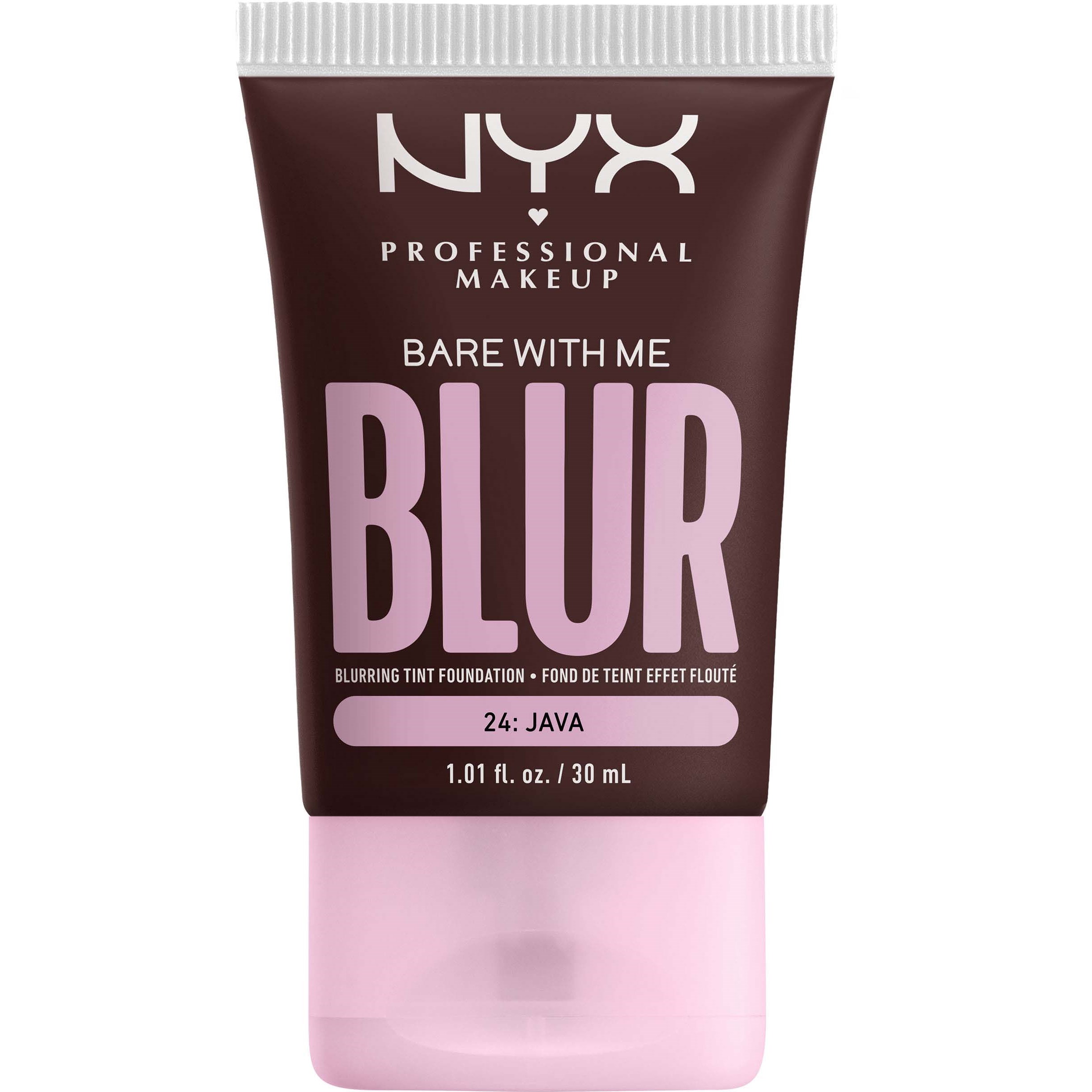 Läs mer om NYX PROFESSIONAL MAKEUP Bare With Me Blur Tint Foundation 24 Java