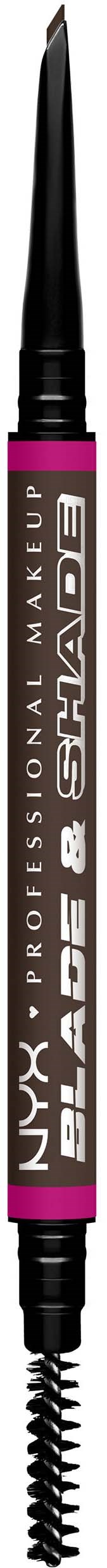 NYX PROFESSIONAL MAKEUP Blade & Shade Brow Pencil 07 Ash Brown