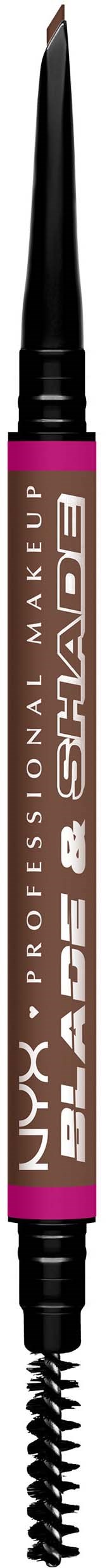 NYX PROFESSIONAL MAKEUP Blade & Shade Brow Pencil 08 Chocolate