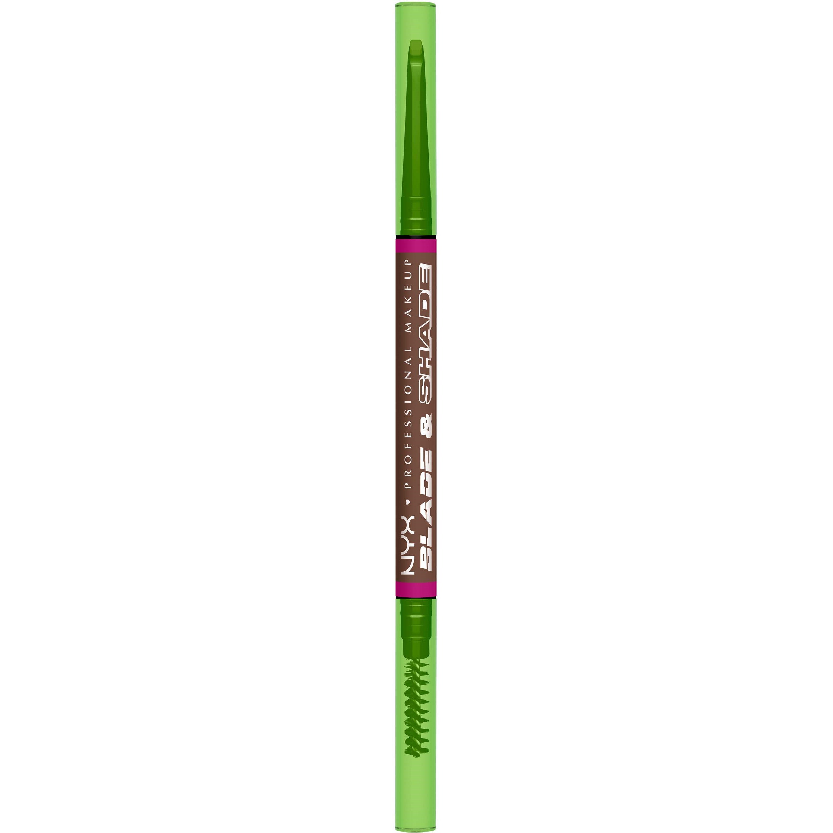 NYX PROFESSIONAL MAKEUP Blade & Shade Brow Pencil 08 Chocolate (obrázok 10)