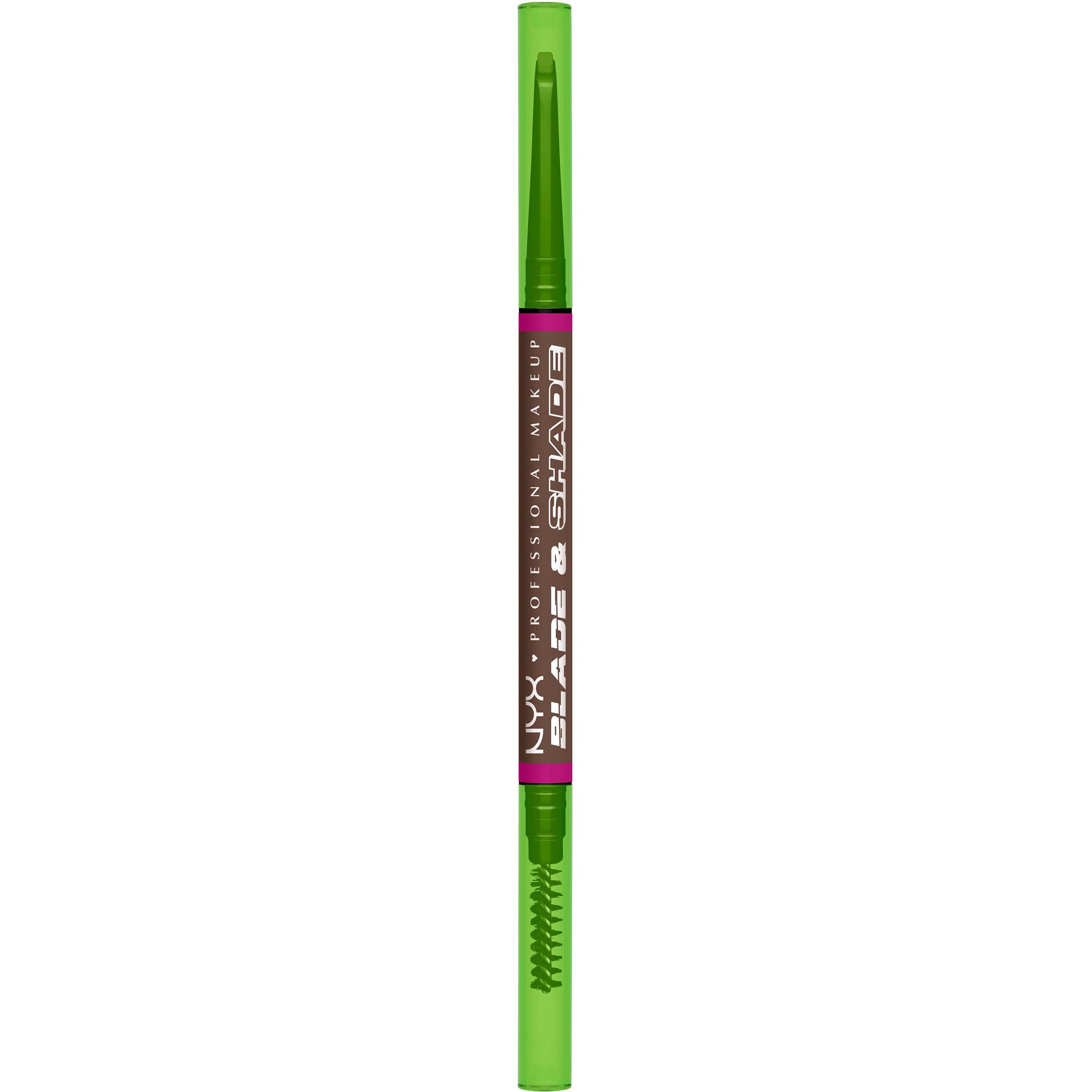 NYX PROFESSIONAL MAKEUP Blade & Shade Brow Pencil 09 Brunette (obrázok 10)