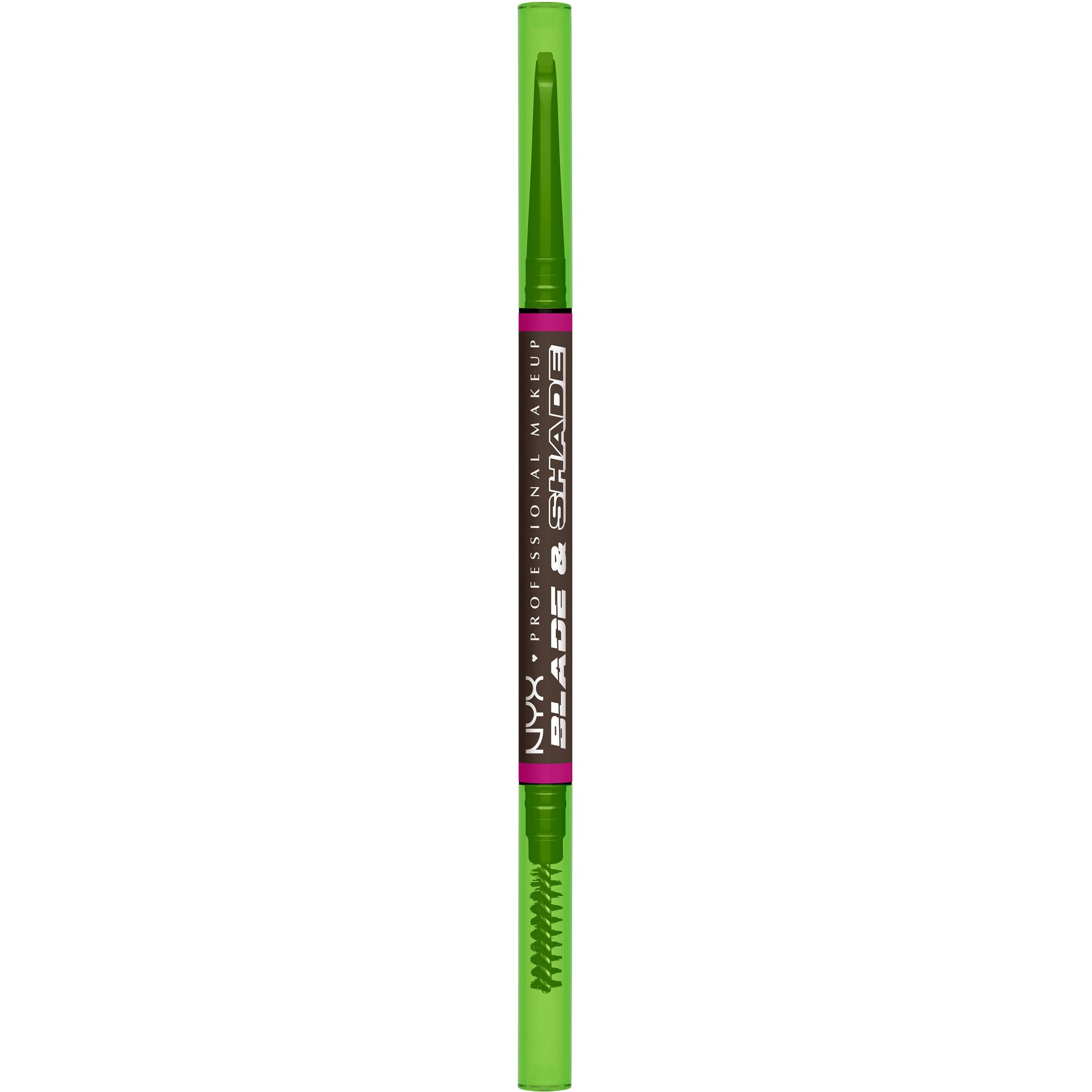 NYX PROFESSIONAL MAKEUP Blade & Shade Brow Pencil 10 Espresso (obrázok 11)