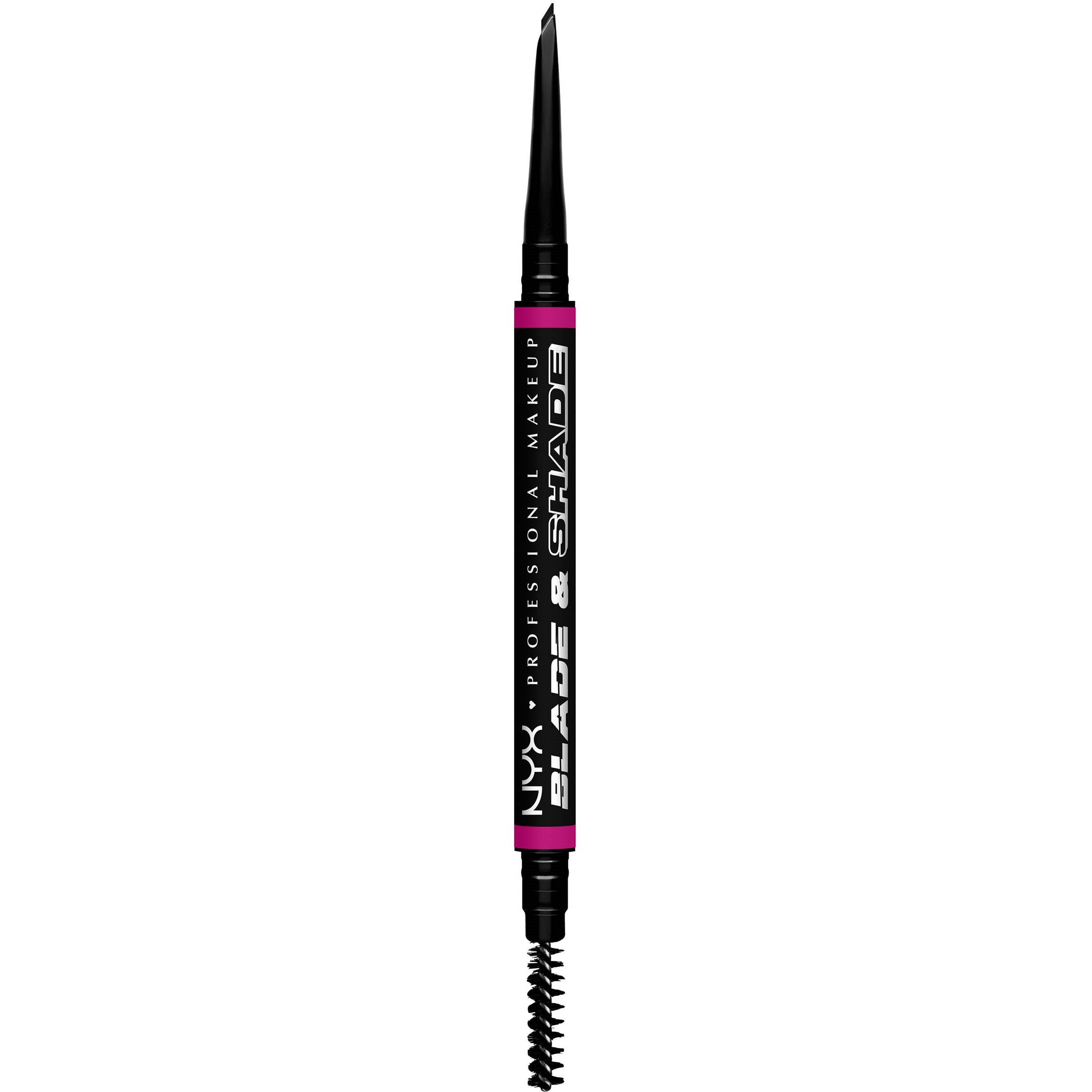 NYX PROFESSIONAL MAKEUP Blade & Shade Brow Pencil 12 Black billede