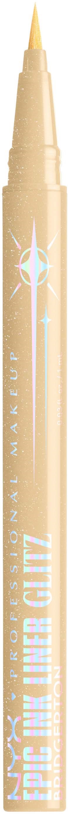 NYX PROFESSIONAL MAKEUP Bridgerton Epic Ink Liner Glitz Waterproof 2 Glitzed In Gold