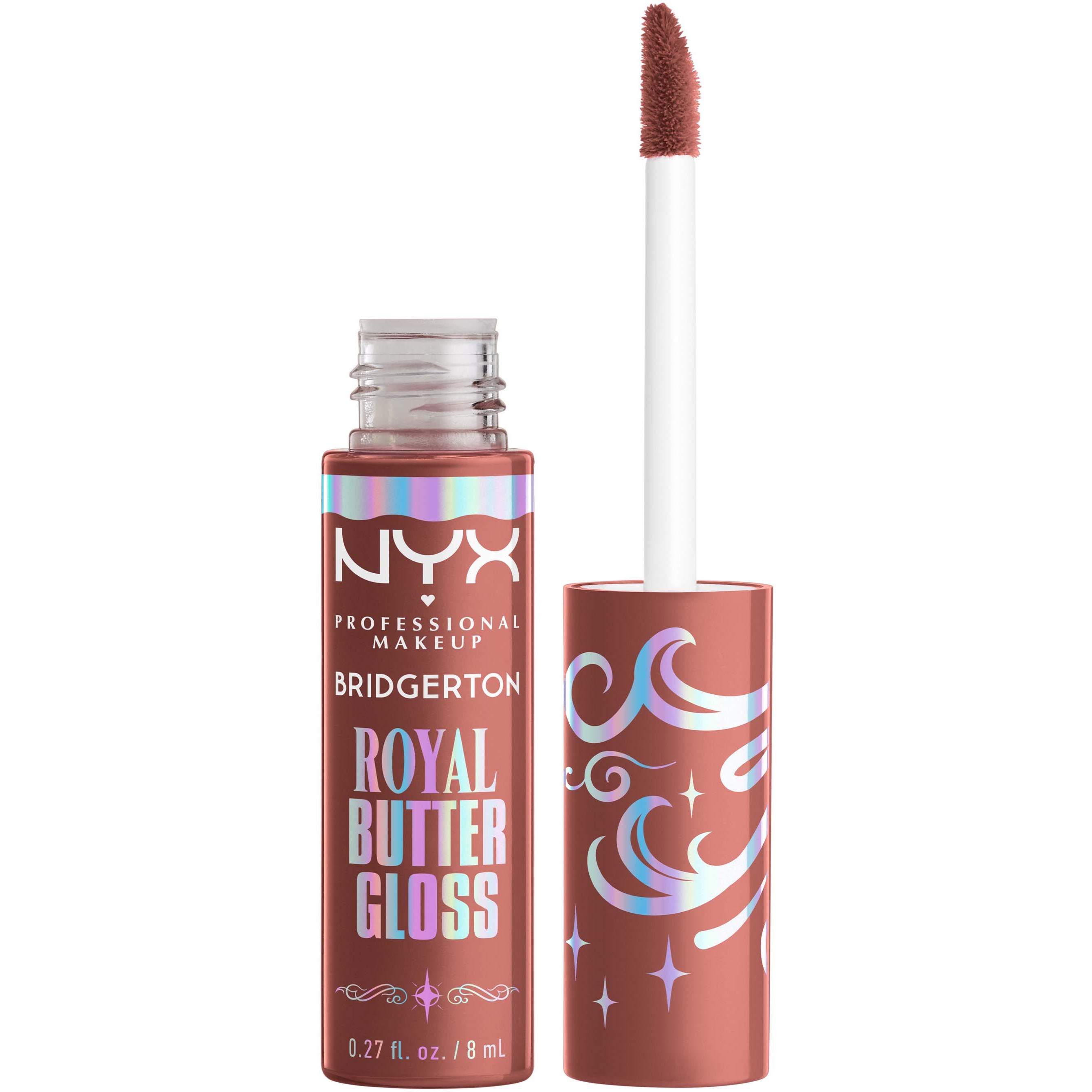 NYX PROFESSIONAL MAKEUP Bridgerton Royal Butter Gloss 2 Praline 8