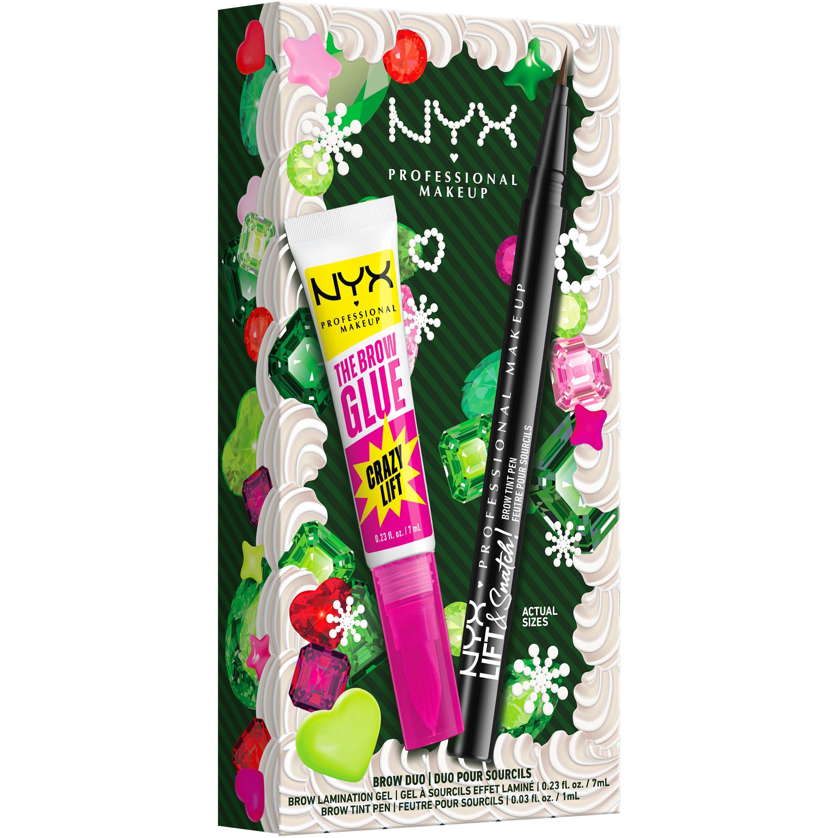 NYX PROFESSIONAL MAKEUP Brow Duo 01 Ash Brown