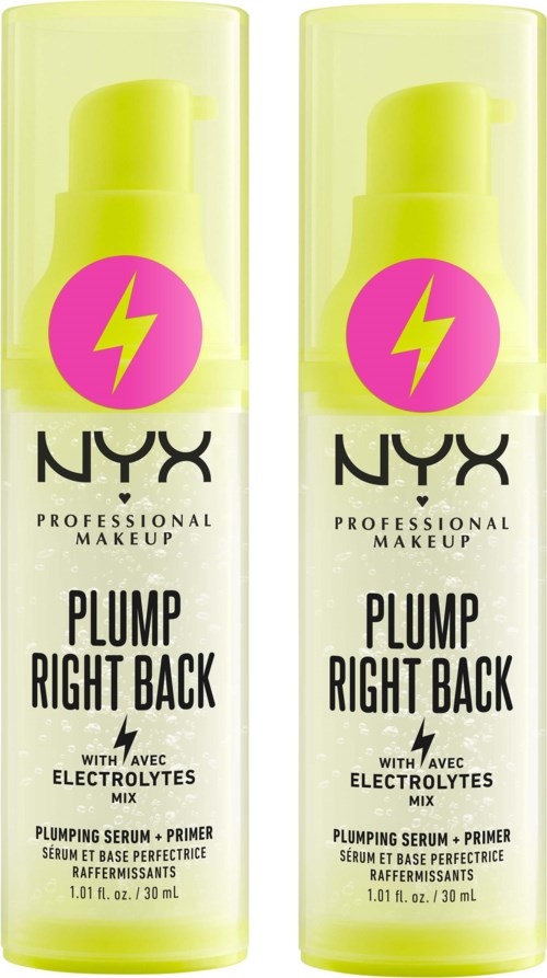 NYX PROFESSIONAL MAKEUP Bundle Plump Right Back Primer + Serum 30 ml x 2