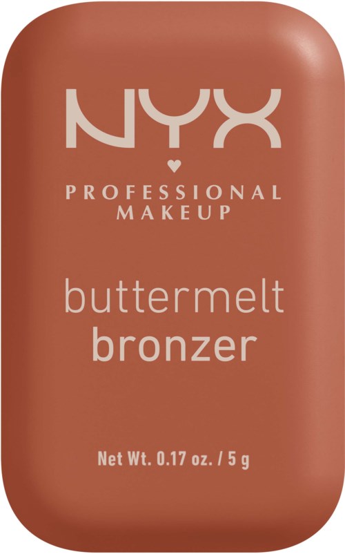 En lille, brun makeup-palette med NYX Professional Makeup Butter Melt Bronzer.