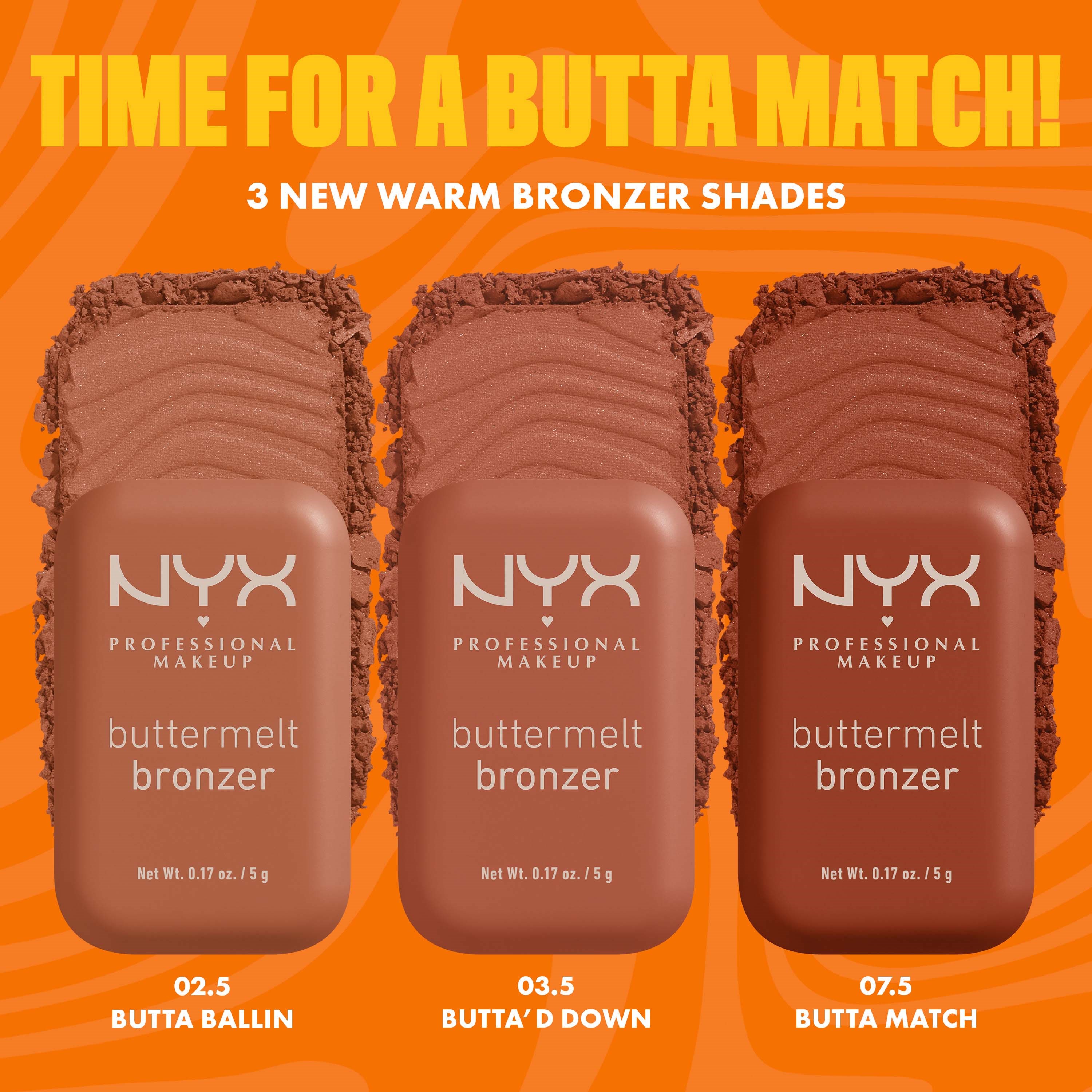 NYX PROFESSIONAL MAKEUP Buttermelt Bronzer 07.5 Butta Match (obrázok 7)